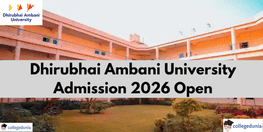 Dhirubhai Ambani University Admission 2026 Open